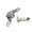 Silver, variant on Heavy Duty Center Stand Bracket Provide Enhanced Parking Stability Erosion Aluminum for KTM790 ADV790