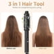 thumbnail image 4 of 3-in-1 Hot Air Styler Ionic PTC Heating Hair Straightener & Curler, 360 Degree Swivel Cord Travel Hot Styling Brush for Women, 4 of 5