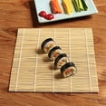thumbnail image 4 of Cortinas de sushi/cortinas en rollo de sushi/cortinas de bambú/herramientas para hacer sushi/juegos de cortinas blancas JM, 4 of 5