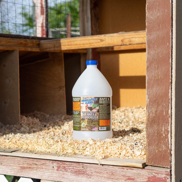 CMMPPJXH Chicken Coop Cleaner and Deodorizer, Veterinarian Approved, Powerful, Natural Enzymes