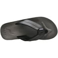 thumbnail image 7 of NORTY Mens Flip Flops Adult Male Thong Sandals Grey Black - Runs 1 Size Small, 7 of 7