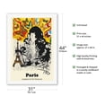 thumbnail image 2 of Paris France - Eiffel Tower - Chemins De Fer Francais (French National Railroads) - Vintage Railroad Travel Poster by Salvador Dali c.1969 - Fine Art Rolled Canvas Print 27in x 40in, 2 of 4