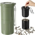 thumbnail image 1 of Sunflower Spit Cup Sunflower Seed Spit Cup with Seed Organizer & Storage for Outdoor Travel – Mess Free Snack Solution for Lovers Travel Size Travel Accessories Beach Vacation Essentials, 1 of 9