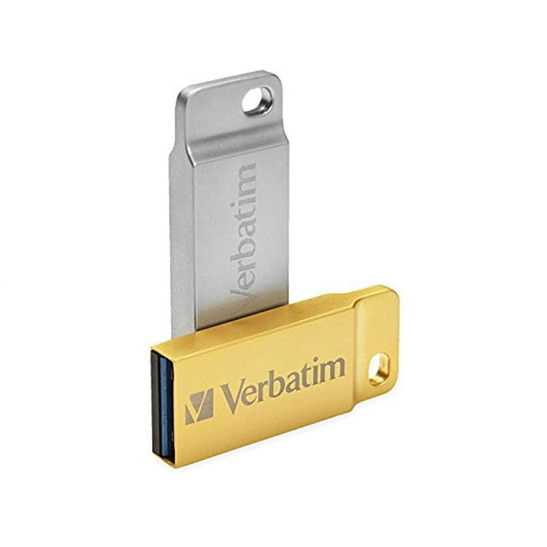Verbatim 32GB Metal Executive USB 3.0 Flash Drive - Gold - 32 GBUSB 3.0 - Gold Verbatim 32GB Metal Executive USB 3.0 Flash Drive - Gold - 32 GBUSB 3.0 - Gold