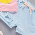 thumbnail image 2 of TOWED22 Baby Girls 2pcs Adorable Summer Clothing Sets Sleeveless Tee and Shorts Sweet Toddler Outfits Tank Top Casual with Pockets(Pink,6-12 M), 2 of 2