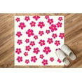 thumbnail image 5 of Pink Flowers Rug, Flowers Rug, Nursey Rugs, Botanical Rug, Area Rug, Soft Rug, Thick Rug, Bath Rug, Bridesmaid Gift, Kitchen Rug, Car Mat, 2.6'x5' - 80x150 cm, 5 of 5