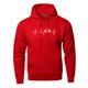 thumbnail image 1 of Sudadera con capucha de manga larga para hombre, ropa deportiva con latido de corazón de montaña, color negro y gris, otoño, 1 of 5