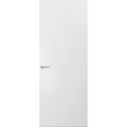 thumbnail image 4 of Invisible Solid Hidden Door with Handle | Planum 0010 Primed with Silver Hidden Frame 30" x 80" Right-hand Inswing Silver Frame | Concealed Hinges Lock Handle | Modern Wardrobe Wood Frameless Doors, 4 of 7
