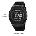 thumbnail image 3 of Digital Waterproof Sports Watch with Alarm Stopwatch Calendar for Men Women Kids Daily Wear, 3 of 9