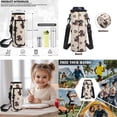 thumbnail image 6 of Bulopur Cartoon Dachshund Print Kids Backpack Set 4 Pcs Pet Cute Lightweight Kids School Bag with Lunch Box, Pencil Case and Water Bottle Cover for Dachshund Dog Lover Toddler Girls, 6 of 7