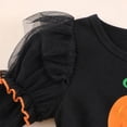 thumbnail image 6 of OJSFQUFP Girls Skirt Halloween Girl Dress Pumpkin Print Long Sleeve Sweet Performance Puff Dress, 6 of 8