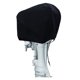 thumbnail image 2 of Boat Marine Outboard Engine Cover, Heavy Duty Hood Motor Cowling Lightweight Protector, Black Waterproof UV Resistant 210D Oxford fabric Windproof Straps, 2 of 5
