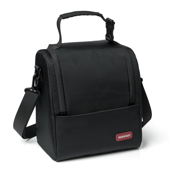 Bolsa aislante para biberones Momcozy, multifunción, negra