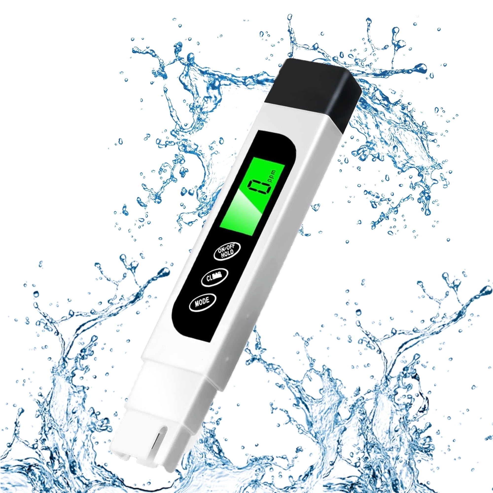 Produktbild von 8-in-1 Wasserqualitätstester – PH, EC, TDS, SALT, ORP, CF, S.G & TEMP – WiFi, App-Überwachung, 24h Online, Wiederaufladbar – Für Aquarium, Hydrokultur & Pool