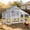 Gray, variant on Aivituvin 82" Mobile Chicken Coop with Run for 4-6 Chickens, Large Expandable Wooden Hen House with 2 Nesting Boxes, Wheels and Removable Easy-Clean Tray, Gray