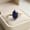 Rose Plated, variant on 3CT Dutch Marquise Blue Sapphire Solitaire Ring, 925 Sterling Silver Yellow Gold Plated Ring, Promise Ring, September Birthstone Ring, Handmade Jewelry, Gift For Her