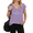 2-Purple, variant on UNISHE Women Dove Graphic V-Neck Tee Spiritual Religious Short Sleeve
