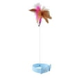 thumbnail image 1 of Cat Feather Collar Toy Interactive for Indoor Cats with Bells and Teasing Stick, 1 of 8