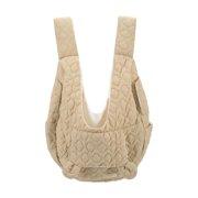 jinwen Pet Chest Bag Breathable Decoration Unique Multipurpose Pet Carrier Backpack Khaki