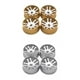 thumbnail image 1 of 4 Uds 1/28 RC Coche Tronco Rueda Cubo Neumáticos Para Wltoys Wltoys 284131 RC Plata+4 Uds. Neumáticos De Cubo De Rueda De Maletero RC 1/28 Para Wltoys Wltoys 284131 RC do Sunnimix none, 1 of 7