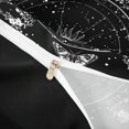 thumbnail image 4 of Homewish Bohemian Sun Duvet Cover Queen, Butterfly Blossom Queen Bedding, White Black, Black Reversible 3 Pieces, 1 Duvet Cover and 2 Pillowcases, 4 of 6