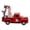 Red Truck Pink woman gray man, variant on Retro Pickup Truck Model with Bride and Groom Figurines Ornament For Wedding Cake Toppers Decoration Couples
