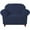 Blue, variant on Enova Home Ultra Soft Stretch Fabric One Seater Chair Armchair Slipcovers Removable Anti-Dirty Fitted Furniture Protector (Steel Blue)