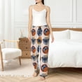 thumbnail image 4 of Susaid Vintage Botanical Butterfly Art Print Women Relaxing Pajama Pants Comfy Pj Bottoms Soft Printed Lounge Pant with Pockets, Home Pants-Medium, 4 of 6