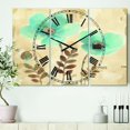 thumbnail image 3 of Designart 'Blue Poppies Cottage Flowers I' Farmhouse Wall Clock, 3 of 3
