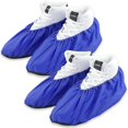 thumbnail image 1 of LINKEASE Fundas Reutilizables para Zapatos, Resistentes al Agua, Antideslizantes y Lavables, para Contratistas de Bienes Raíces para Mantener Pisos, Alfombras, Calzado y Habitaciones Limpias, 2 Pares, 1 of 7