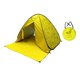 thumbnail image 1 of Carpa de playa Carpa Protección solar Carpa portátil UPF 50 Carpa para acampar rápida para picnic Montañismo Acampada familiar con co , Amarillo XL, 1 of 8