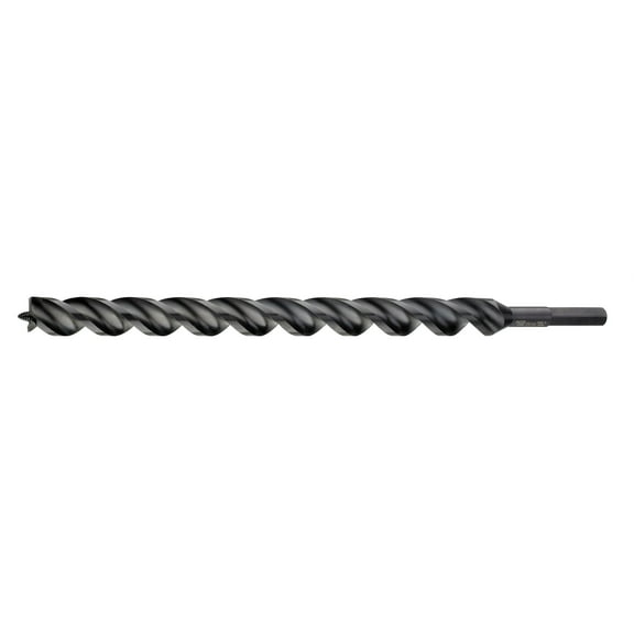 WoodOwl 03806 Nail Chipper Tri-Cut Auger 18" x 9/16"