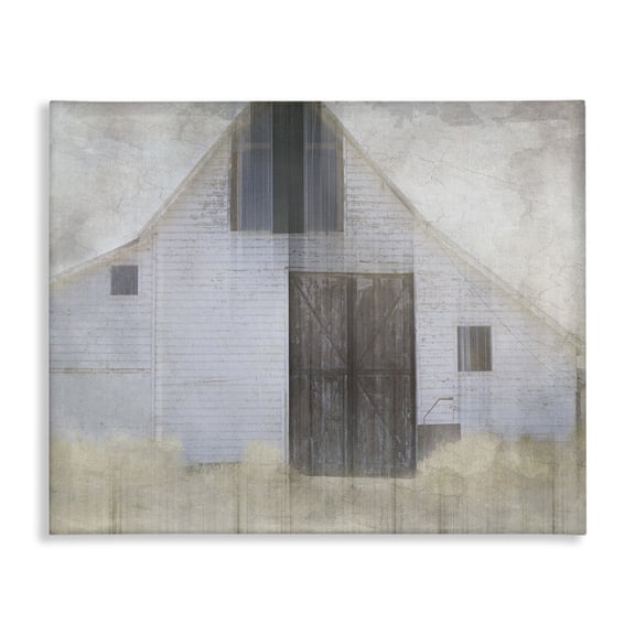 Stupell Industries Rustic Lodge Barn Door Neutral Palette Planked Look Art Canvas Art, 30 x 24, by LightBoxJournal
