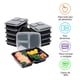 thumbnail image 2 of Contenedores para Alimentos Redlemon  Reutilizables Bento Box (21 pz), 2 of 9