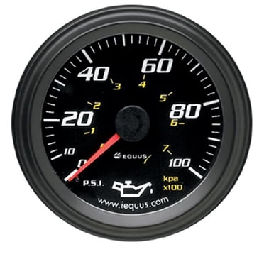 AutoMeter 4321 Ultra-Lite Mechanical Oil Pressure Gauge, Made In USA