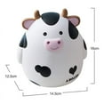 thumbnail image 2 of Piggy Bank,Cute Cow Money Bank for and Girls,Children's Shatterproof Coin Bank,Best Birthday for Children,White, 2 of 5