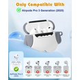 thumbnail image 2 of Cute Case for AirPods Pro 3 Case Cover 2025 with Cleaner kit,Airpods Pro 3 Cases Women Anti-Drop Silicone iPods Pro 3 Earbuds Charging Cases Girl Keychain for Airpods Pro 3rd Generation, 2 of 6