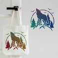thumbnail image 4 of 1pc Forest Wolf Mountain Stencils Decoration Template 11.8x11.8 inch Plastic Woodland Drawing Painting Stencils Square Reusable Stencils for Painting on Wood Floor Wall and Tile, 4 of 9