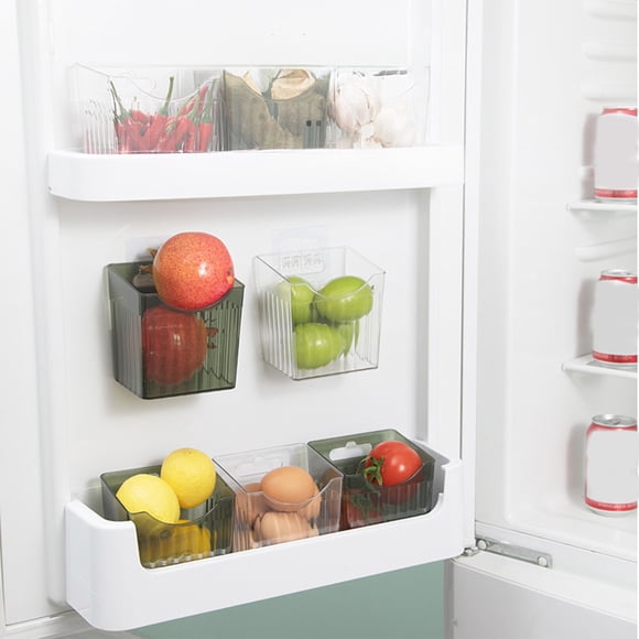 Xihbxyly Contenedores de Plástico Blancos, Solución de Organización Multiusos, Diseño Abierto para Fácil Acceso, Ideal para Despensa de Cocina, Baño y Oficina, Tamaño Compacto (12 X 10 X 8 Cm), Juego
