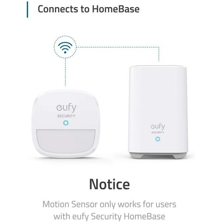 eufy Security - Smart Home Security Alarm Motion Sensor Add-on - White