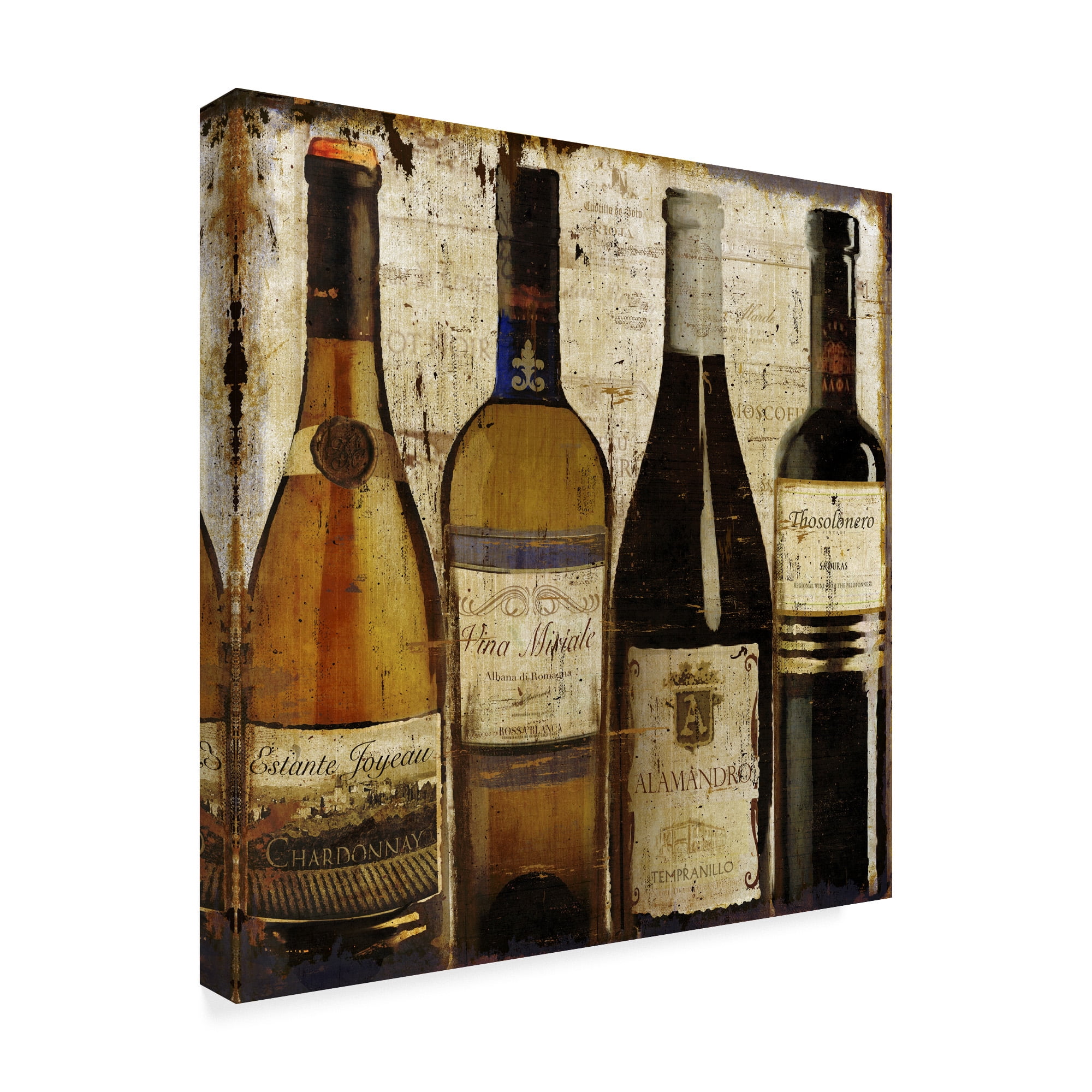 Trademark Fine Art 'Dark Wine Samples Of Europe' Canvas Art by Art Licensing Studio