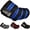 Blue, variant on Sedroc Sports Weight Lifting Elbow Wraps Powerlifting Support Sleeves Straps - Pair