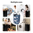 thumbnail image 4 of DouZhe 50L Rectangular Laundry Basket, Kawaii Pastel Cats Prints Waterproof Foldable Laundry Hamper with Aluminum Handles, 4 of 6