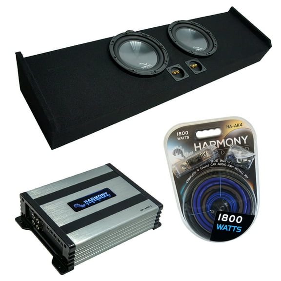09-20 Ford F-150 Super Crew Truck Harmony R104 Dual 10" Sub Box & HA-A400.1