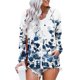 thumbnail image 4 of Moda Mujer Casual Impreso Manga Larga Con Cordón Sudadera Con Capucha Tops Blusa Pompotops gfhjh13326, 4 of 9