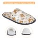 thumbnail image 3 of Balery Squirrel And Leaves Pantuflas de Casa de Felpa Silenciosas con Diseño Estampado, Zapatillas Cómodas Antideslizantes de Algodón para Interior-Large, 3 of 8