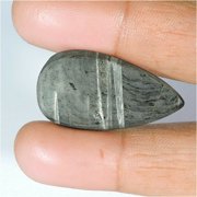 Khushi Gems Chatoyant Natural Fire Hypersthene Pear Shape Loose Gemstone, 31.00 Ct