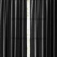 thumbnail image 3 of Ellis Curtain Portland Crushed Taffeta Rod Pocket Tailored Panel - 48x63", Black, 3 of 3