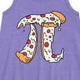 thumbnail image 2 of Instant Message - Pizza Pi - Toddler and Youth Girls A-line Dress, 2 of 5