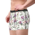 thumbnail image 2 of Gukieu Orchids Flowers Print Men's Boxer Briefs, High Elastic Moisture Wicking Boxer Briefs Underwear-X-Large, 2 of 5